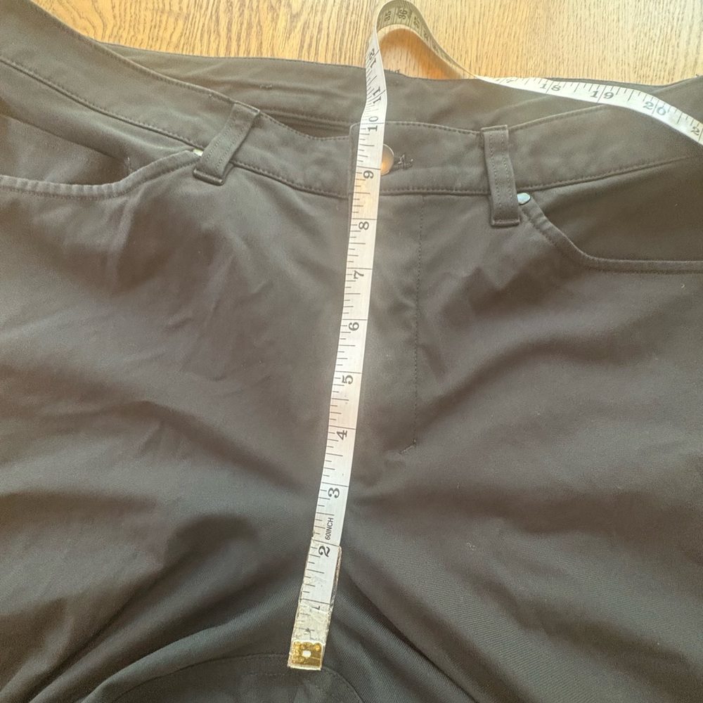 Lululemon Mens ABC Tech Chino Pants Black Sz 33 29.5” Inseam - Picture 10 of 13